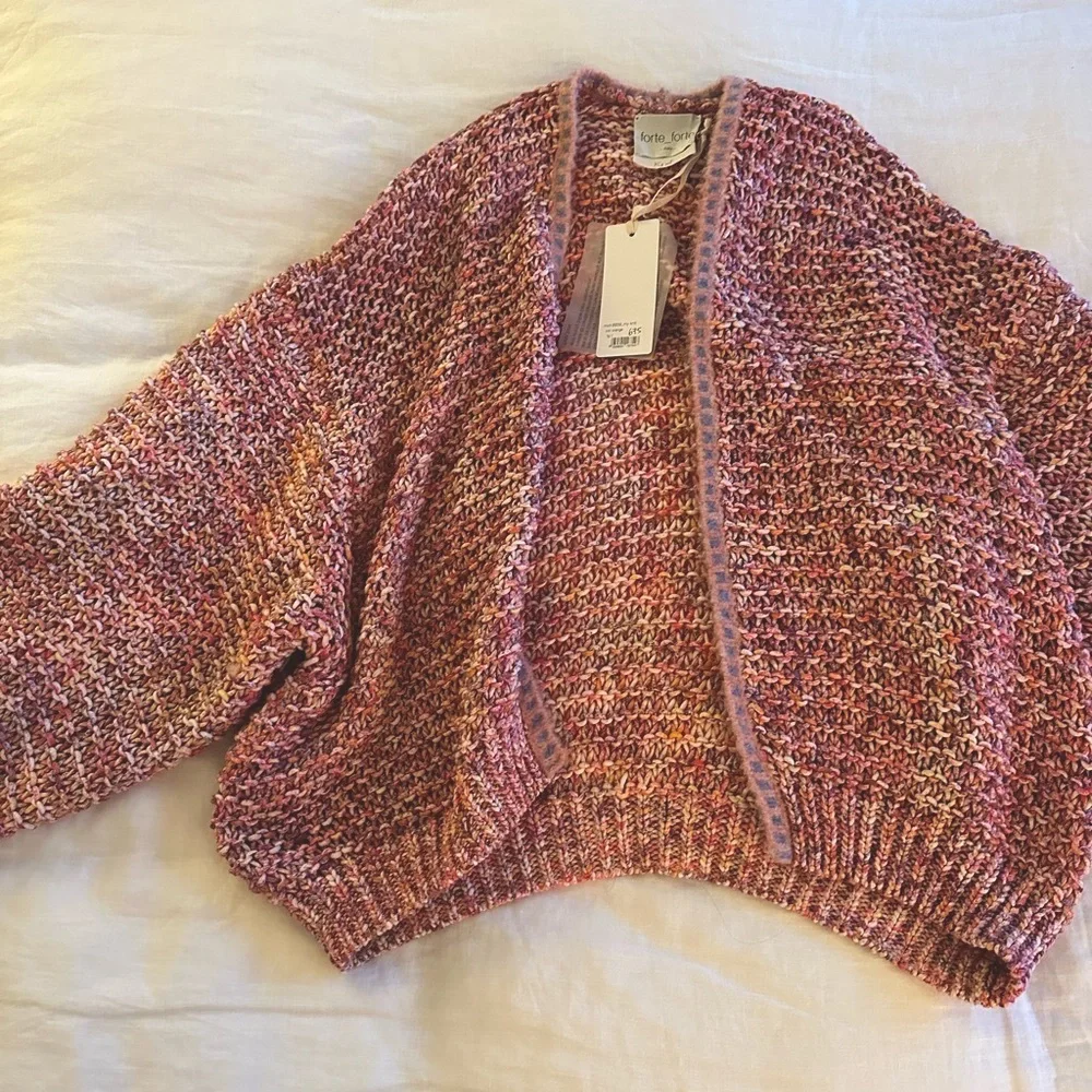 Forte Forte sweater cardigan NWT size 1 oversized made in Italy